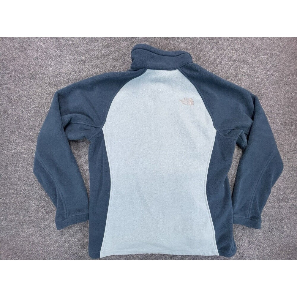 The North Face Jacket Women’s L Large Two Tone Blue Fleece Khumbu Full Zip - Picture 2 of 9